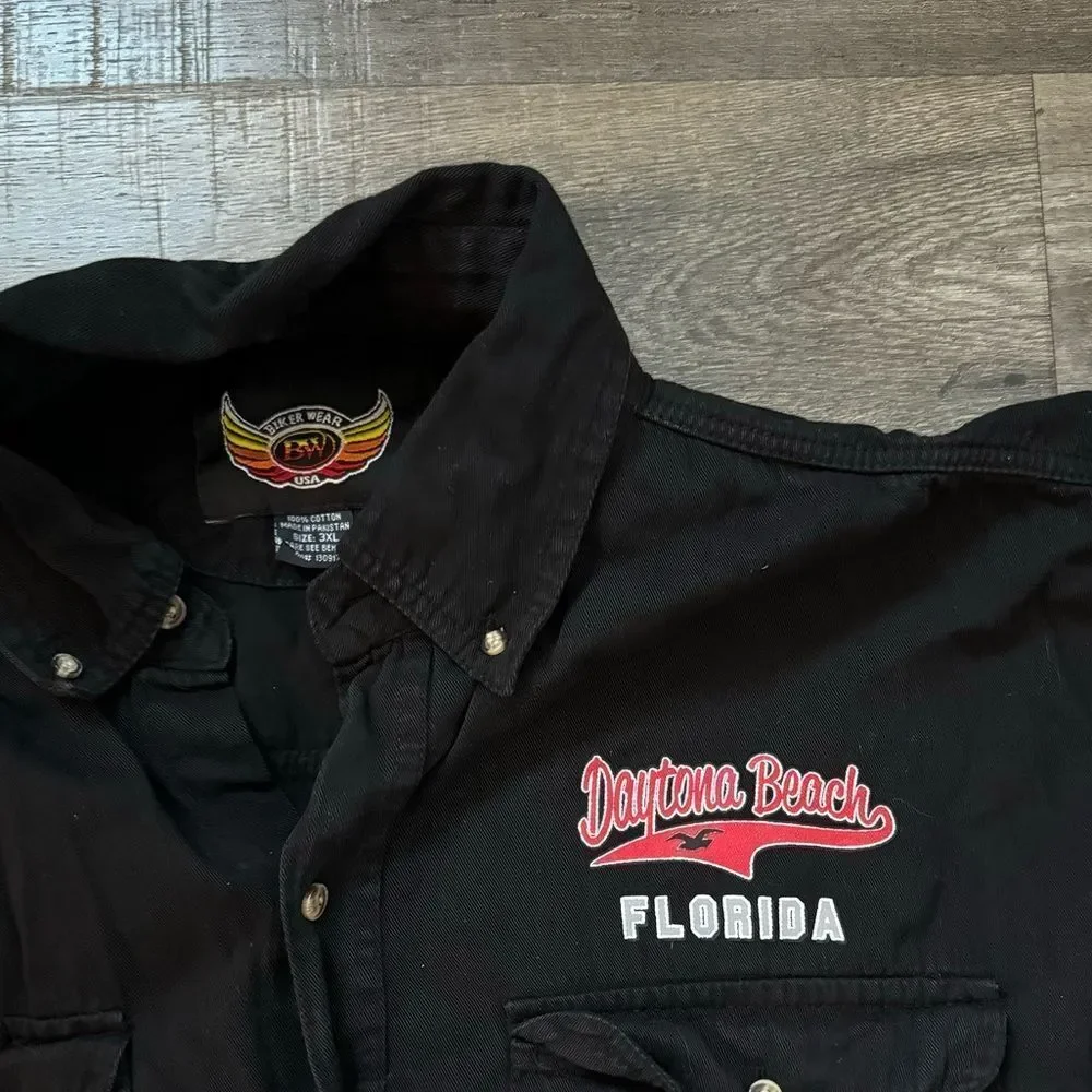 MENS MOTORCYCLE BIKE WEEK VEST TOP SIZE 3XL